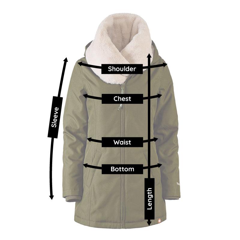 maternity coats and babywearing jacket size guide